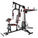 Train Hard® Kraftstation mit Beinpresse, Dipstation, Stepper HanssonSports.de