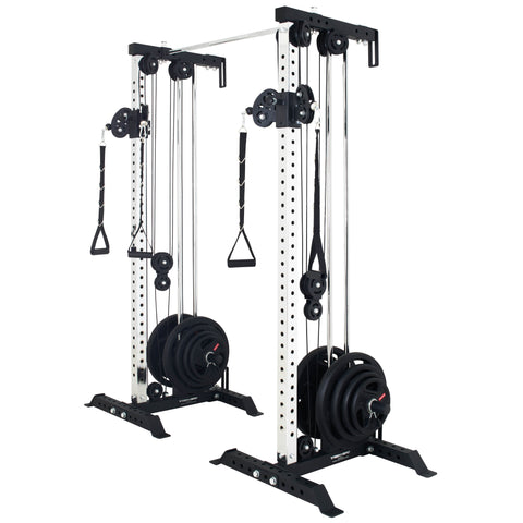 Train Hard® Multi Doppel-Latzugturm Set,