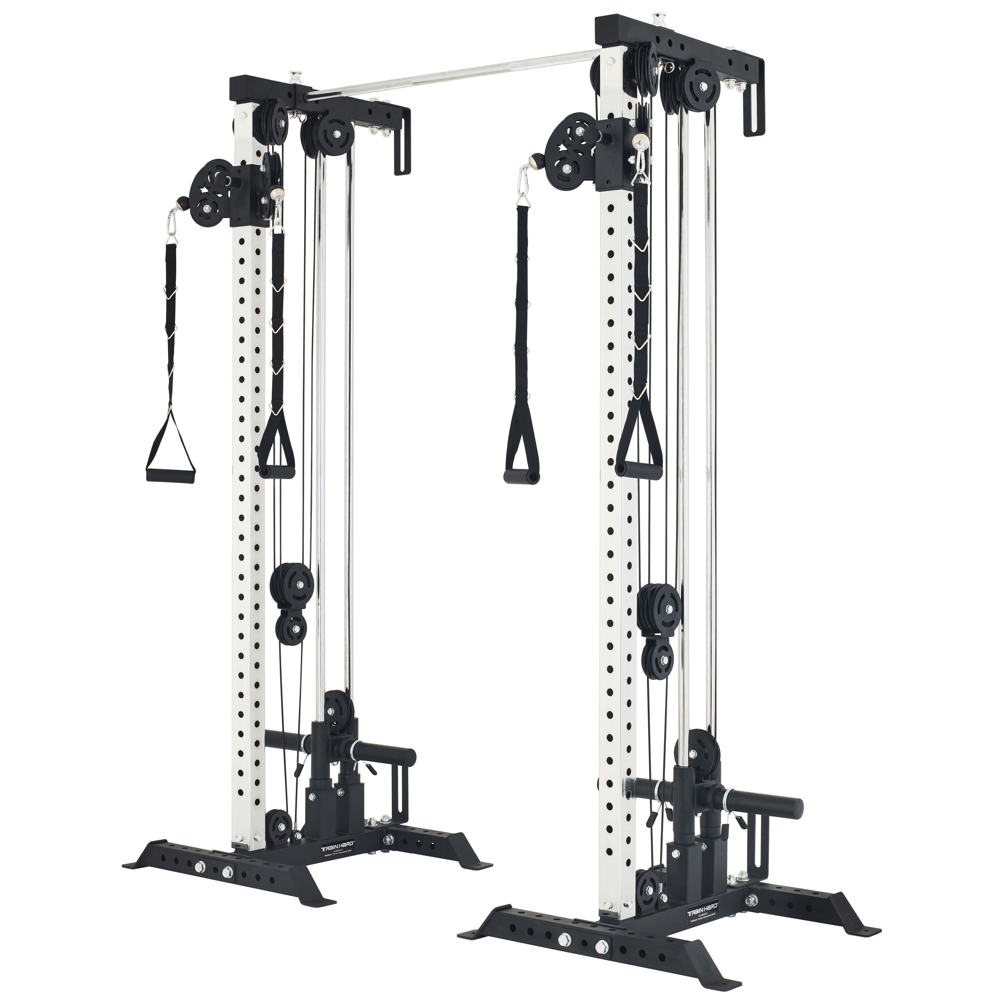 Train Hard® Multi Doppel-Latzugturm Set,