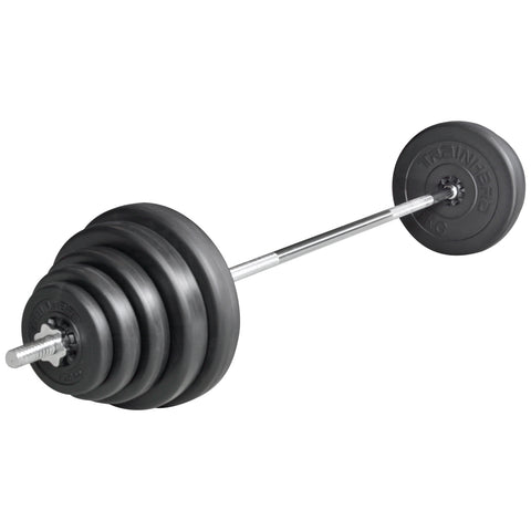 Train Hard® Langhantelset mit Gewichten 25Kg bis 60Kg