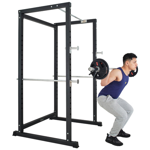 Train Hard® Power Rack - Half Rack bis 400 Kg belastbar