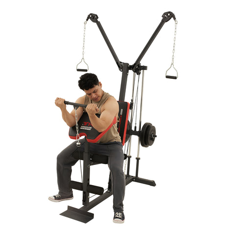 NEU: Train Hard® Dual Power Arm, Seilzuganlage, Kabelzug