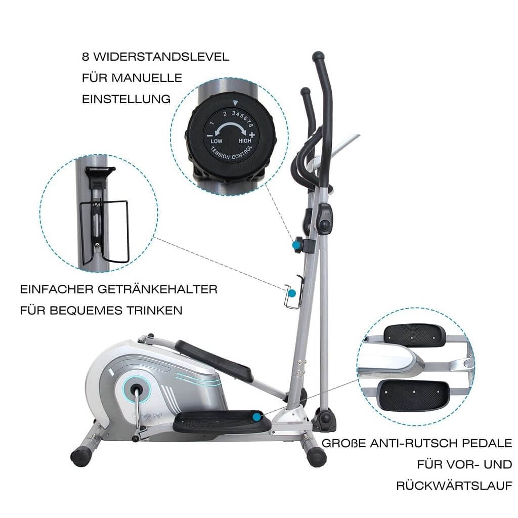 Enjoy Fit® Crosstrainer, Heimtrainer Ergometer F330 von EnjoyFit® HanssonSports.de