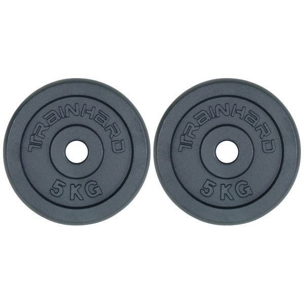 Hantelscheiben 5 Kg Gusseisen Train Hard