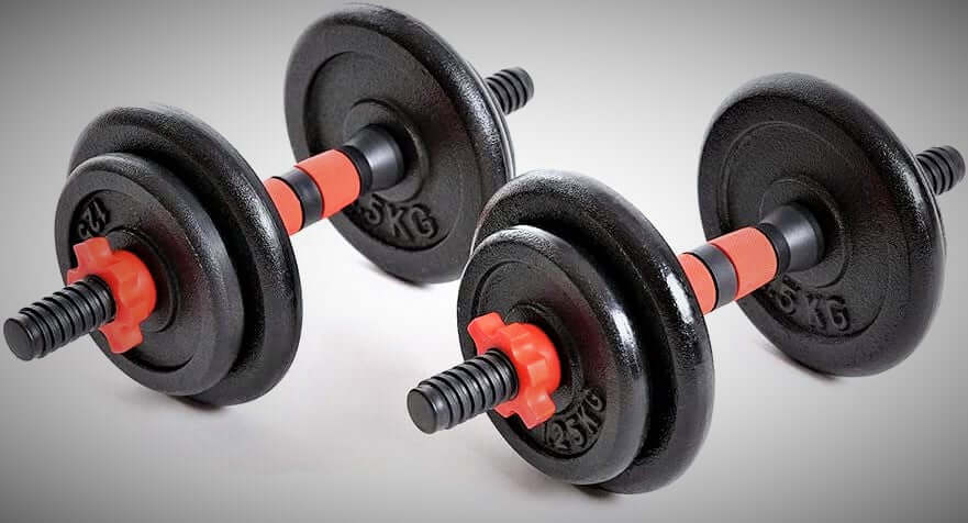 ANGEBOT: Kurzhantelset von EnjoyFit® 2er Set Gusseisen 15kg HanssonSports.de