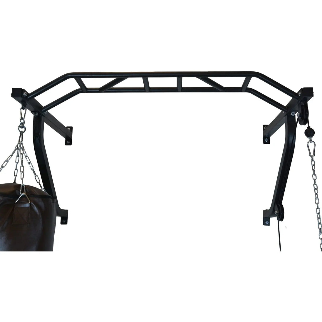 Train Hard® Klimmzugstange mit Latzug & Boxsackhalterung HanssonSports.de