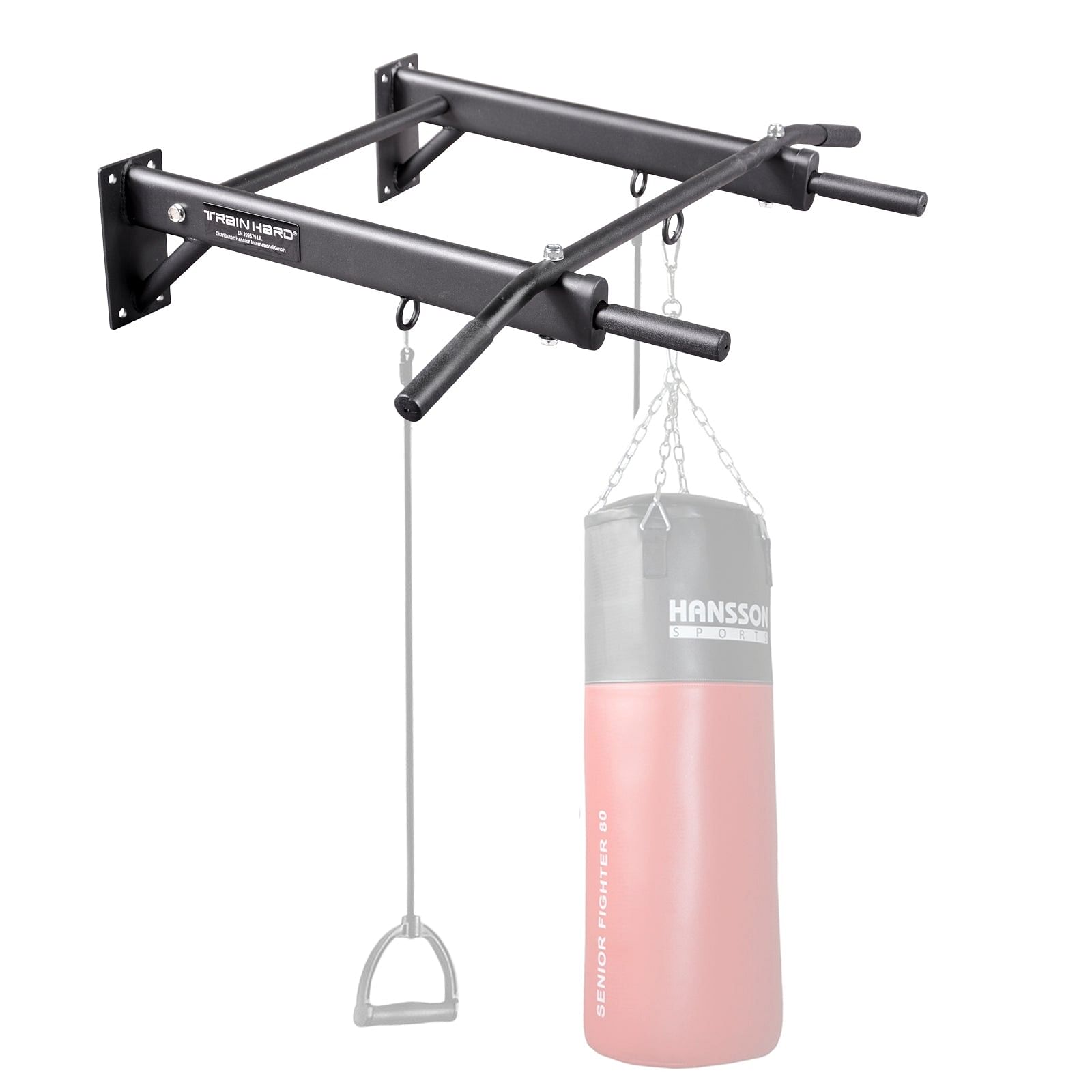 Train Hard® Klimmzugstange Wandmontage bis 150kg belastbar