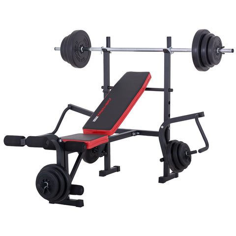 Train Hard® Multifunktionelle Hantelbank Set inkl. 70 Kg