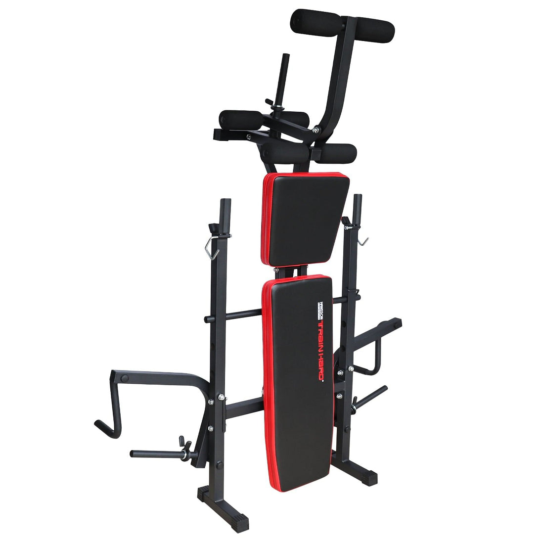 Train Hard® Kraftstation mit Beincurl & Butterfly klappbar HanssonSports.de