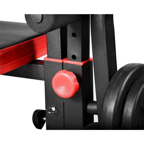 Train Hard® multifunktionelle Hantelbank m. Latzug, Arm- Beincurl, Butterfly