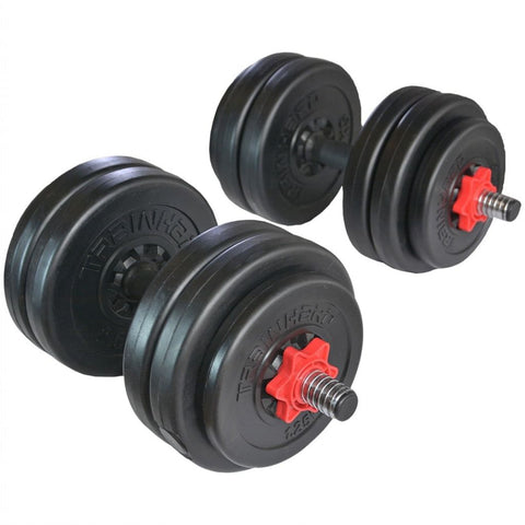 Train Hard® Kraftstation Mega-Set mit Latzug inkl. 100 kg