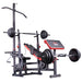 Train Hard® Kraftstation inkl. Latzug, Lang- und Curlhantel, 50 Kg Gewichte HanssonSports.de