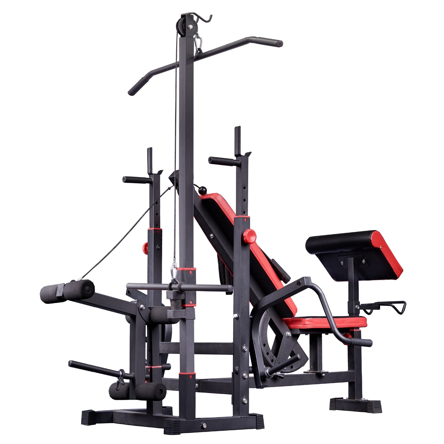 Train Hard® Multifunktionelle Kraftstation mit Latzugturm HanssonSports.de