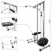 Train Hard® Latzugstation-Seilzug, mit 47,5 kg Gewichte HanssonSports.de