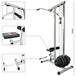 Train Hard® Latzugstation-Seilzug, mit 47,5 kg Gewichte HanssonSports.de