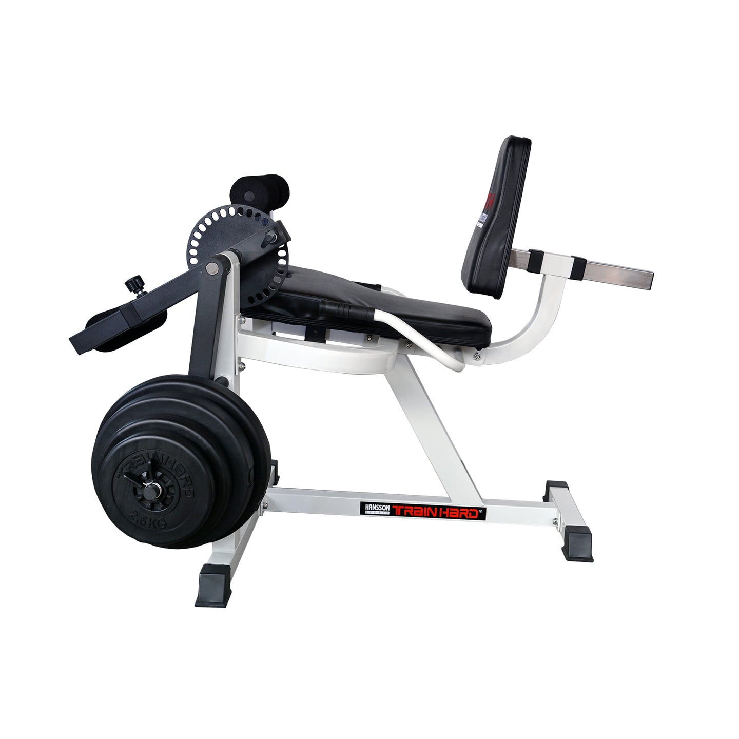 Train Hard® Profi Beinbeuger Beinstrecker m./o. Gewichte HanssonSports.de