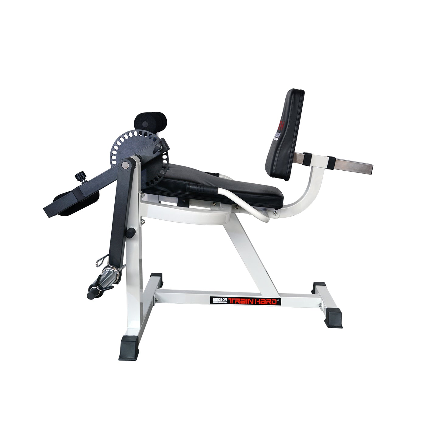 Train Hard® Profi Beinbeuger Beinstrecker m./o. Gewichte HanssonSports.de