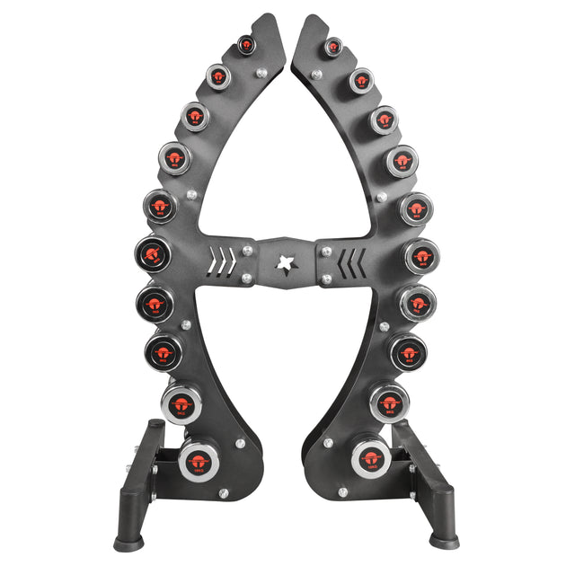 Train Hard® Hantelständer, Mehrhantelständer für 20 Hanteln HanssonSports.de