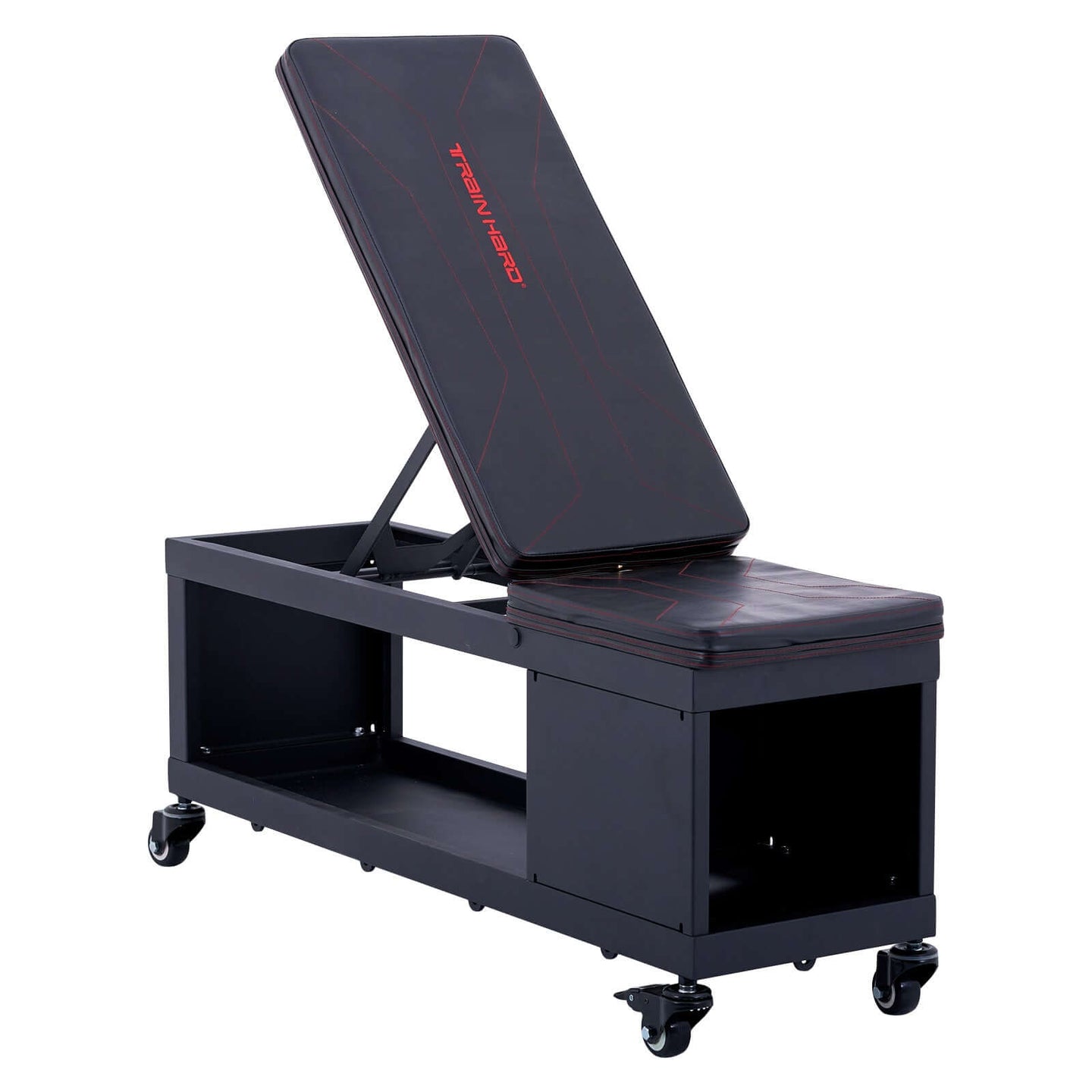 Eigene Entwicklung! Train Hard® Hantelbank mit Stauraum HanssonSports.de