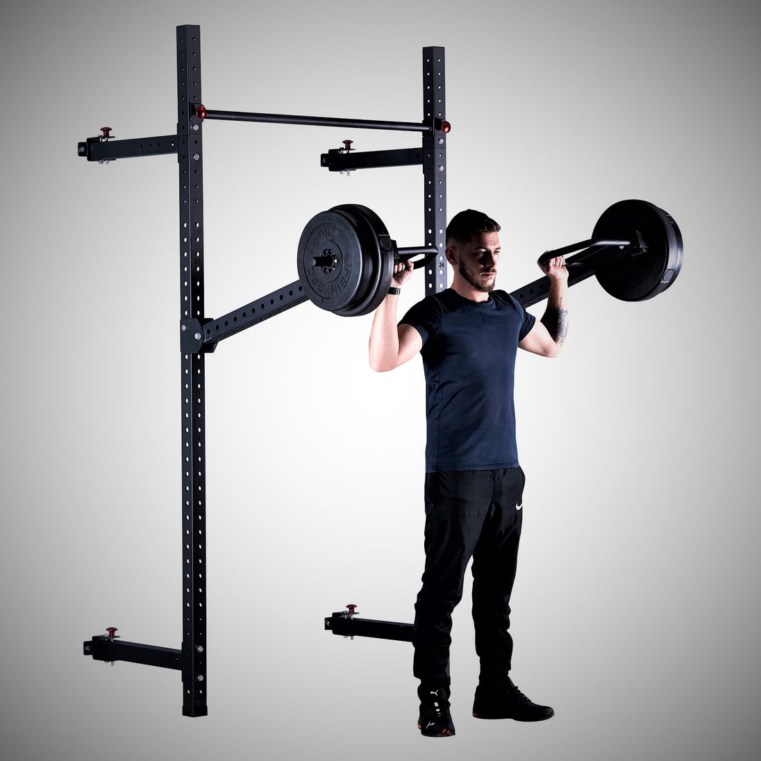 Train Hard® Power Rack, Wall Rack zur Wandbefestigung HanssonSports.de
