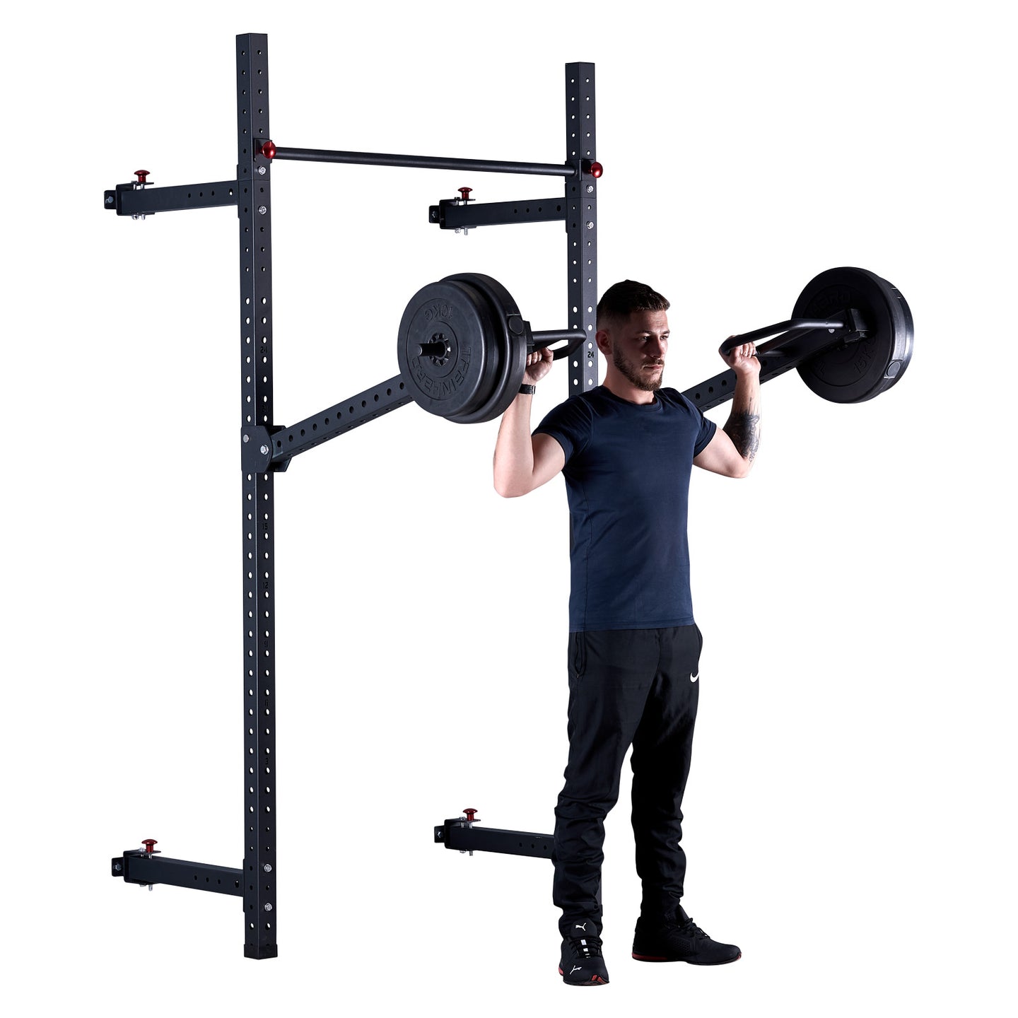 Train Hard® Power Rack, Wall Rack zur Wandbefestigung HanssonSports.de