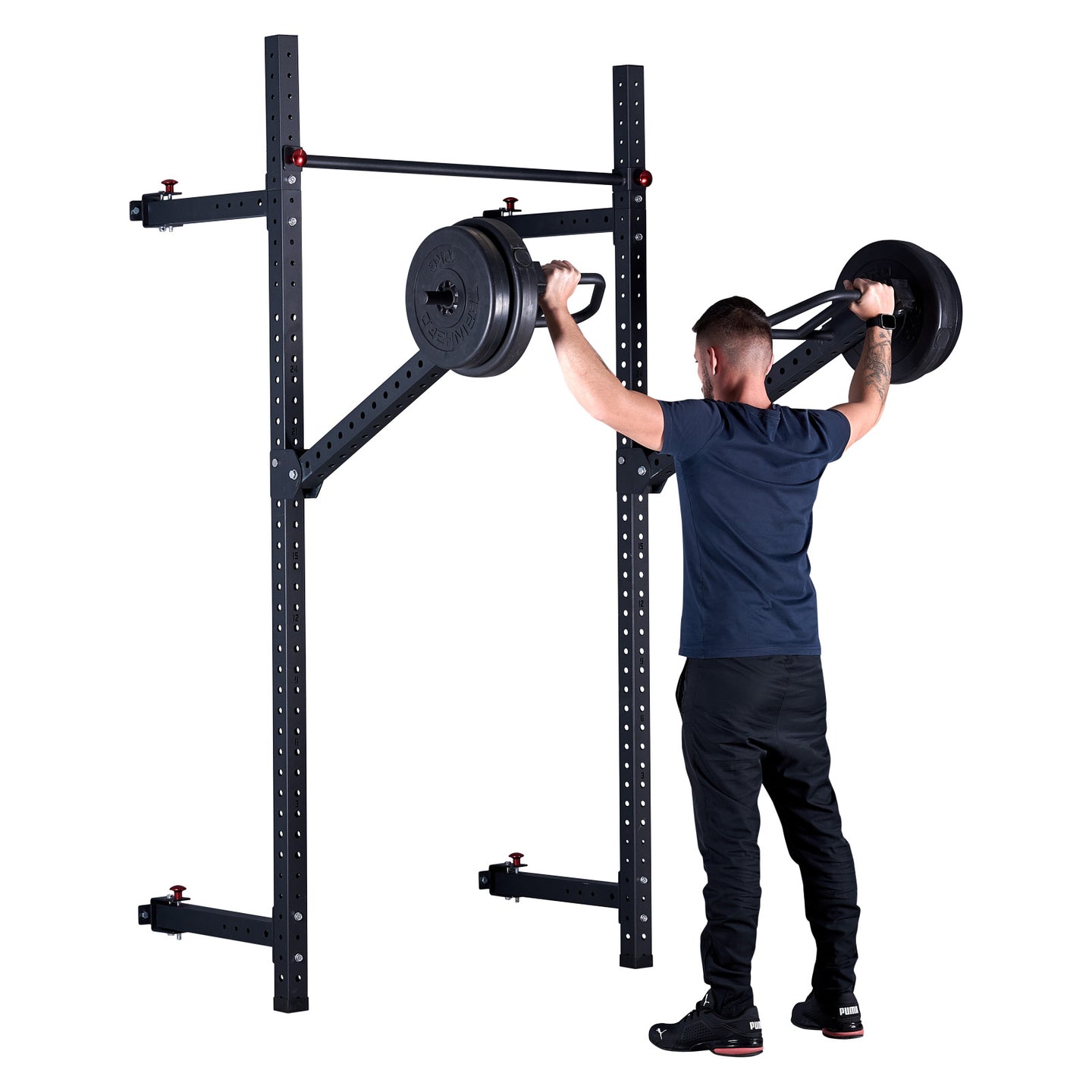 Train Hard® Power Rack, Wall Rack zur Wandbefestigung HanssonSports.de