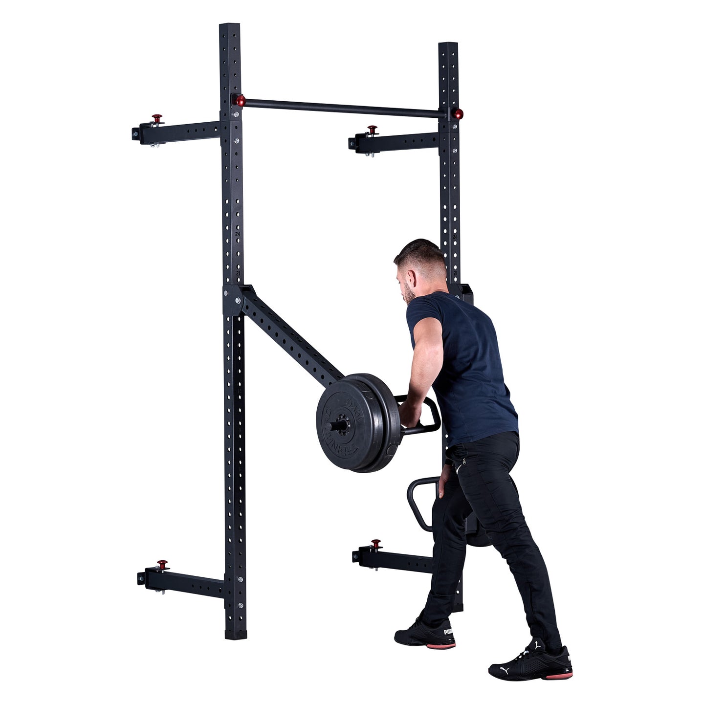 Train Hard® Power Rack, Wall Rack zur Wandbefestigung HanssonSports.de