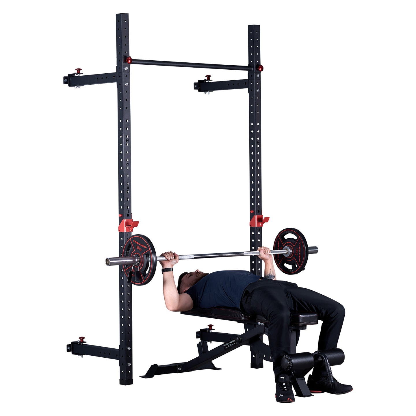 Train Hard® Power Rack, Wall Rack zur Wandbefestigung HanssonSports.de