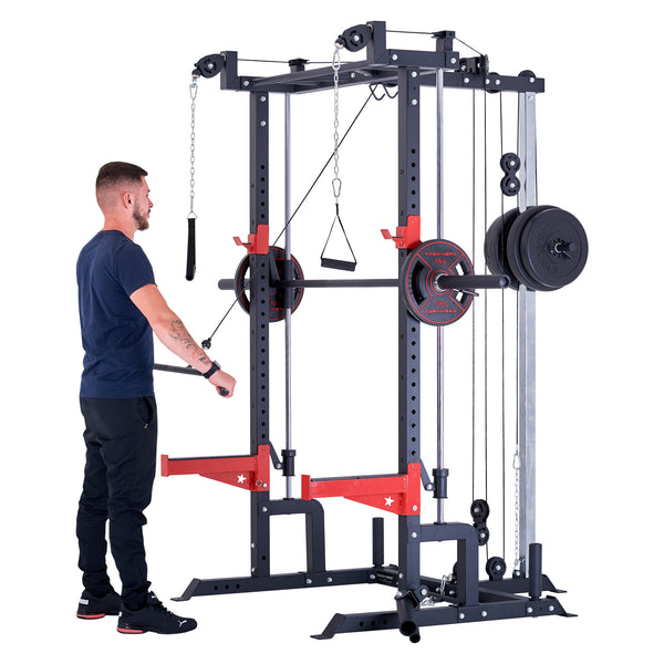 Train Hard® Half Cage Squad Rack erweiterbar HanssonSports.de