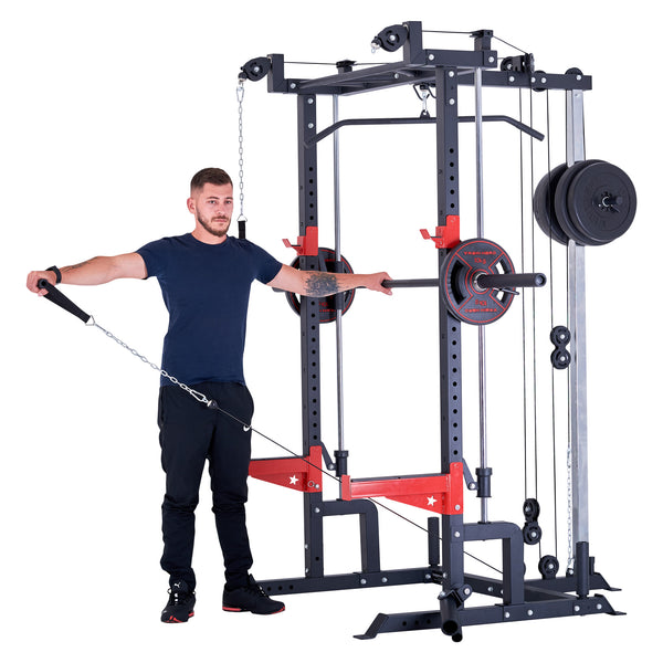 Train Hard® Half Cage Squad Rack erweiterbar HanssonSports.de