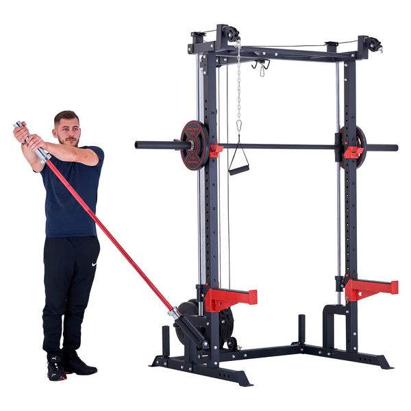 Train Hard® Half Cage Squad Rack erweiterbar HanssonSports.de