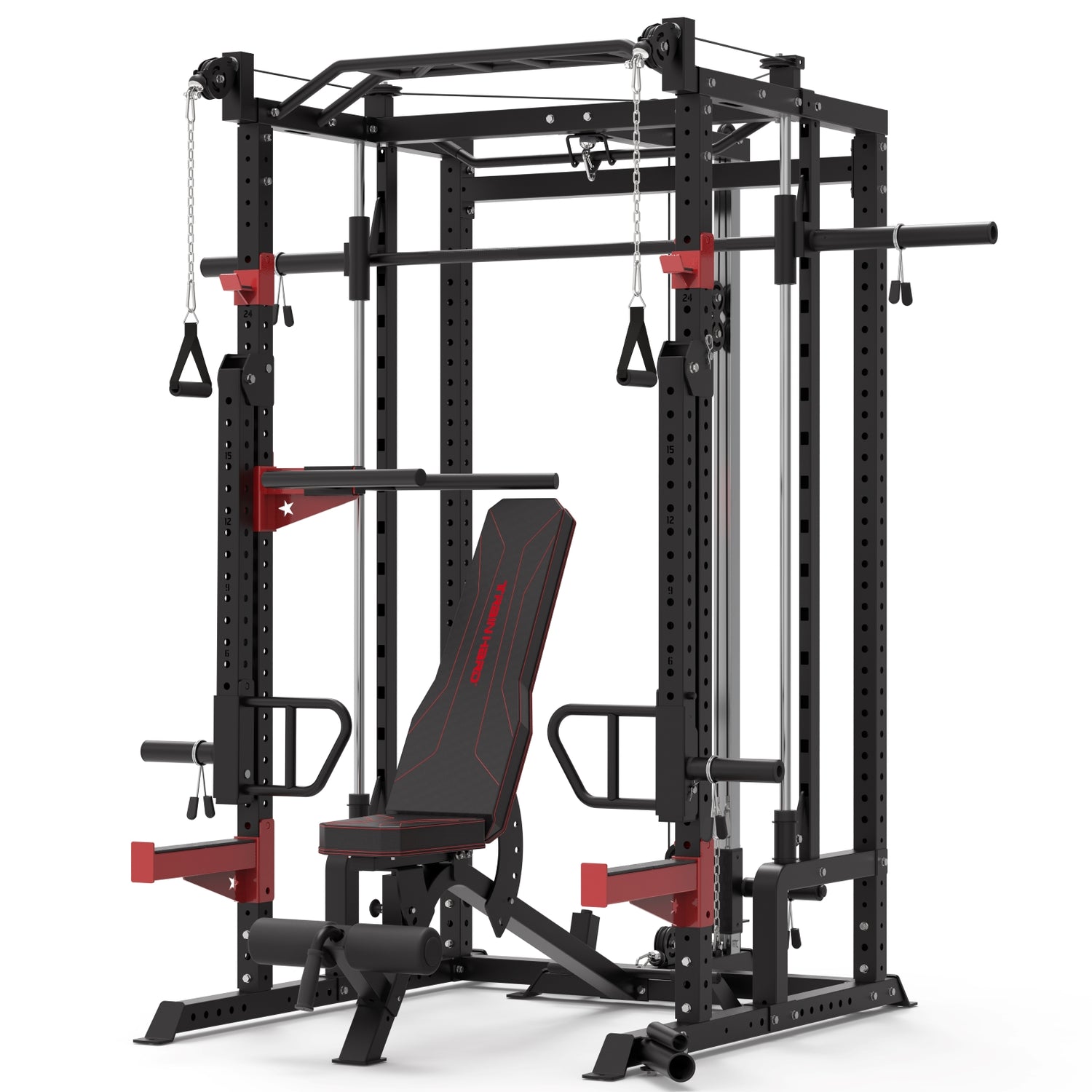 Train Hard® Power Cage Rack 