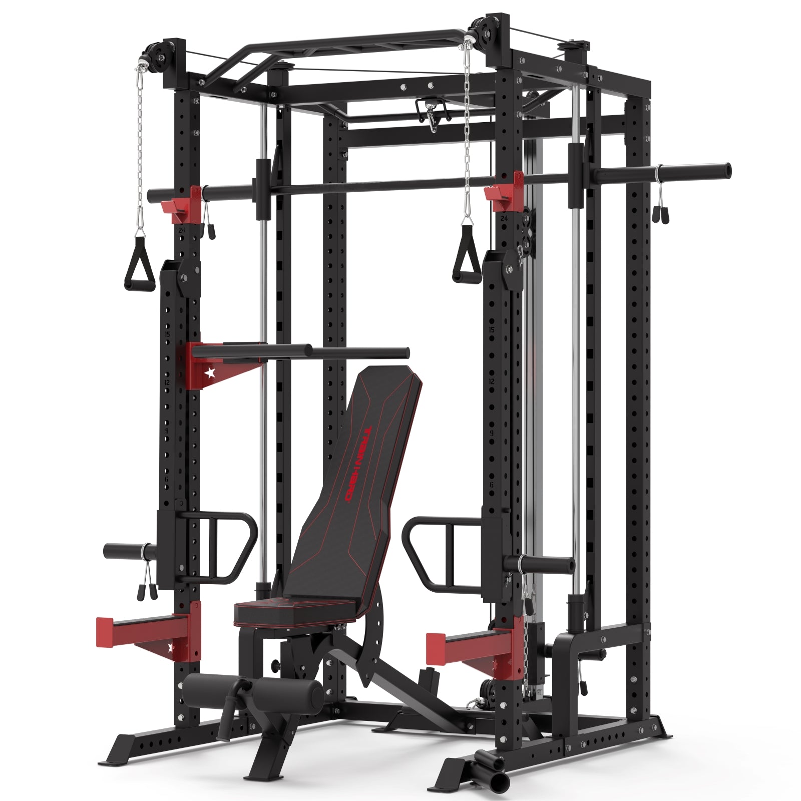 Train Hard® Power Cage Rack 