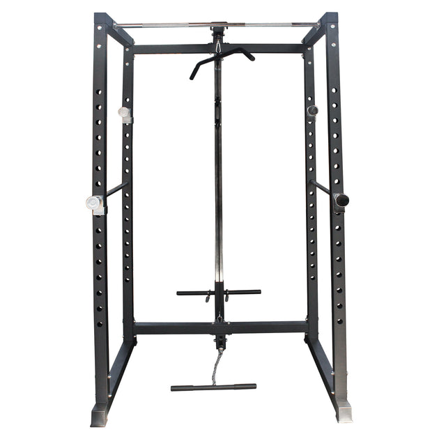 Train Hard® Power Rack 400 Kg belastbar, inkl. Latzugturm HanssonSports.de