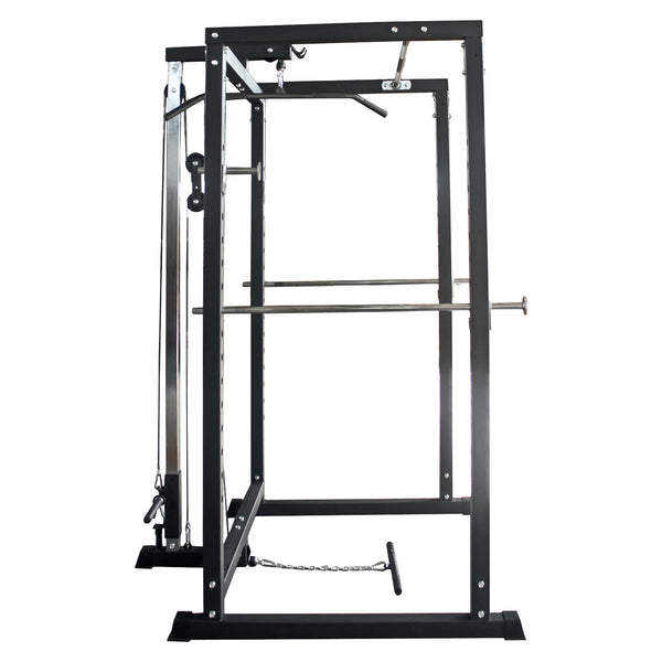 Train Hard® Power Rack 400 Kg belastbar, inkl. Latzugturm HanssonSports.de