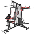 Train Hard® Kraftstation mit Beinpresse, Dipstation, Stepper HanssonSports.de