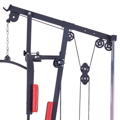 Train Hard® Kraftstation inkl. 65 kg Steckgewichten, mit Beinpresse