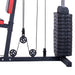 Train Hard® Kraftstation inkl. 65 kg Steckgewichten, mit Beinpresse HanssonSports.de