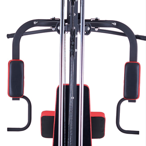 Train Hard® Kraftstation inkl. 65 kg Steckgewichten, mit Beinpresse