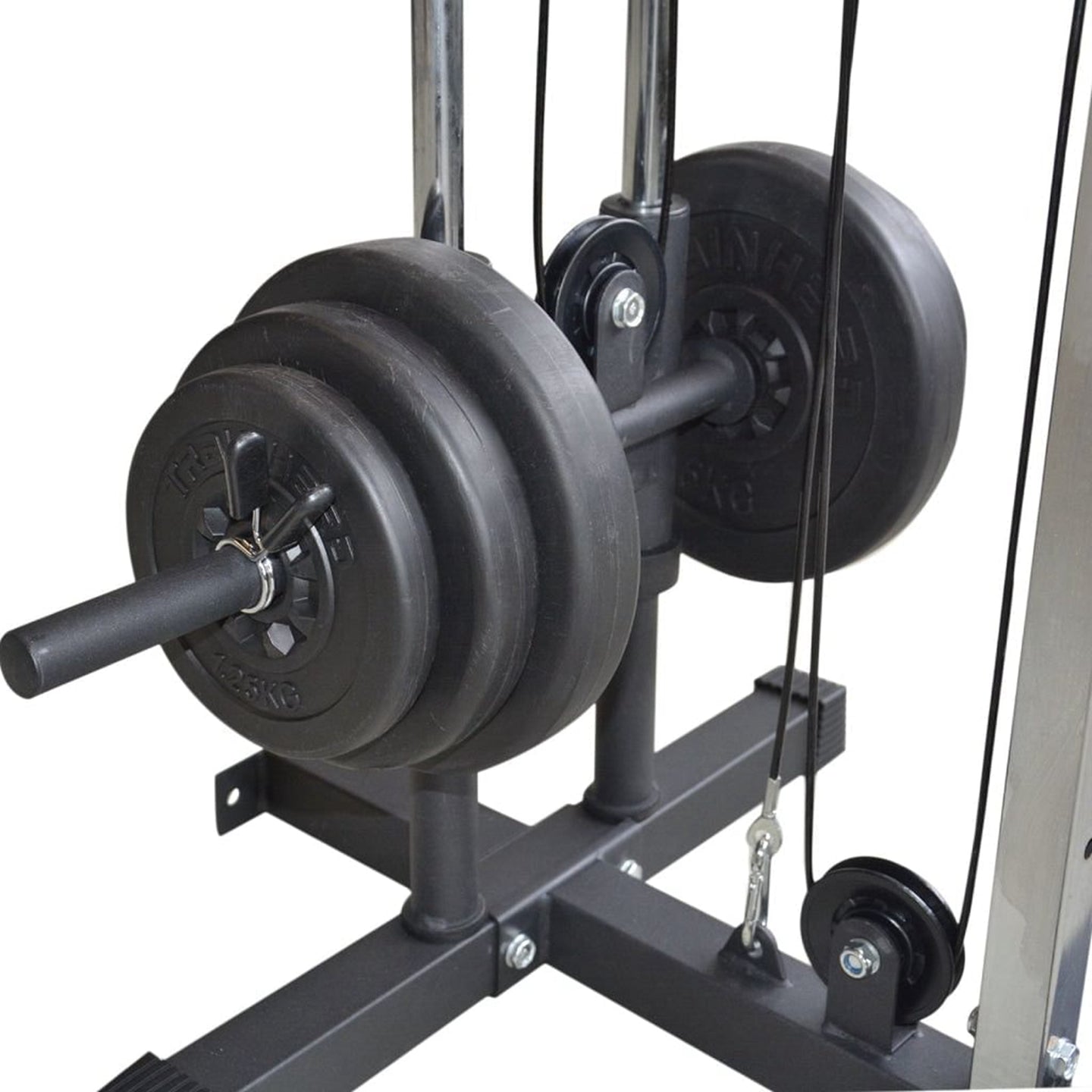 Train Hard® Latzugstation zur Wandbefestigung m/o Gewichte HanssonSports.de