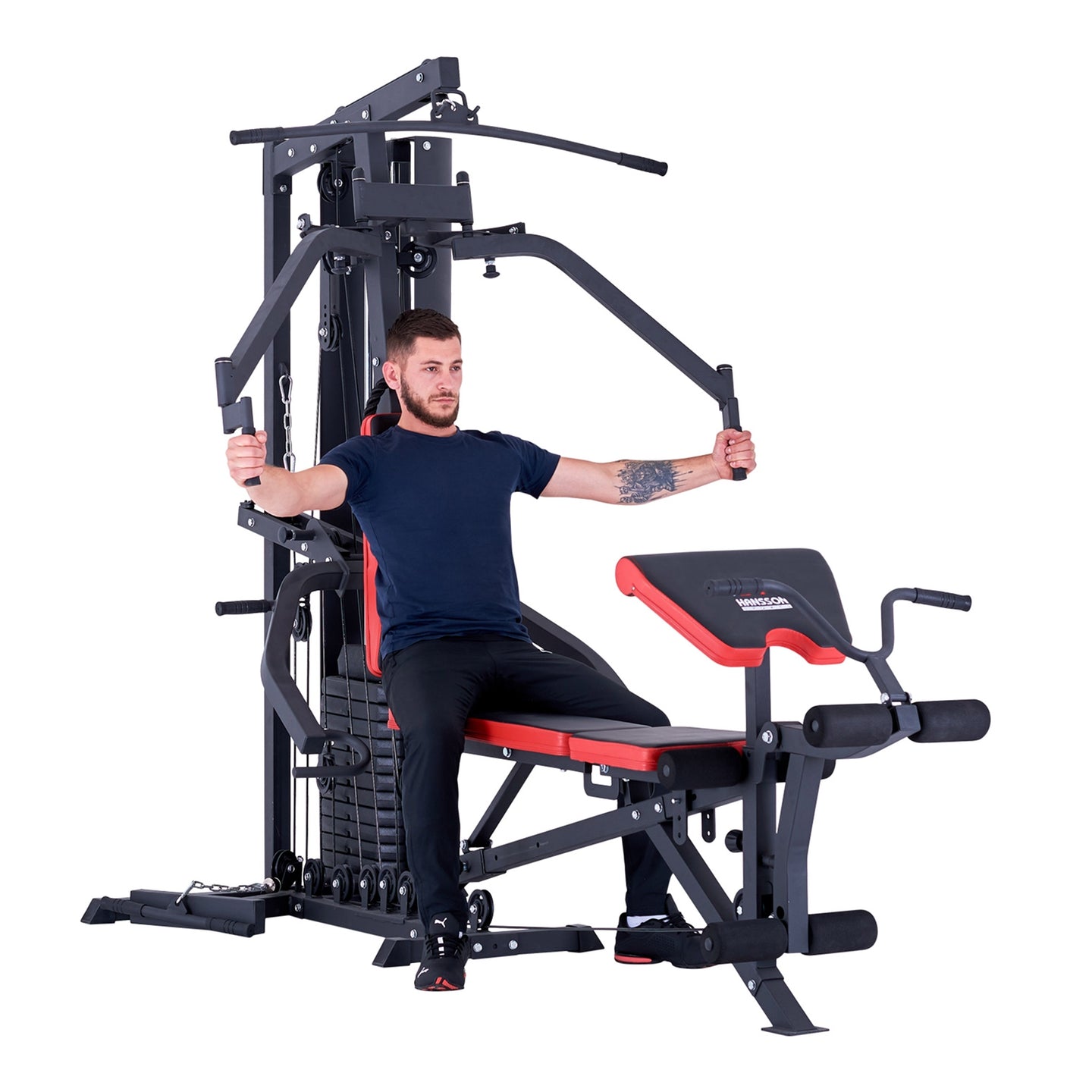 Train Hard® Multi-Kraftstation 'Super Station' all in One HanssonSports.de