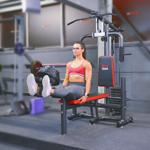 Train Hard® Massive Kraftstation inkl. 60 kg Gewichtsplatten