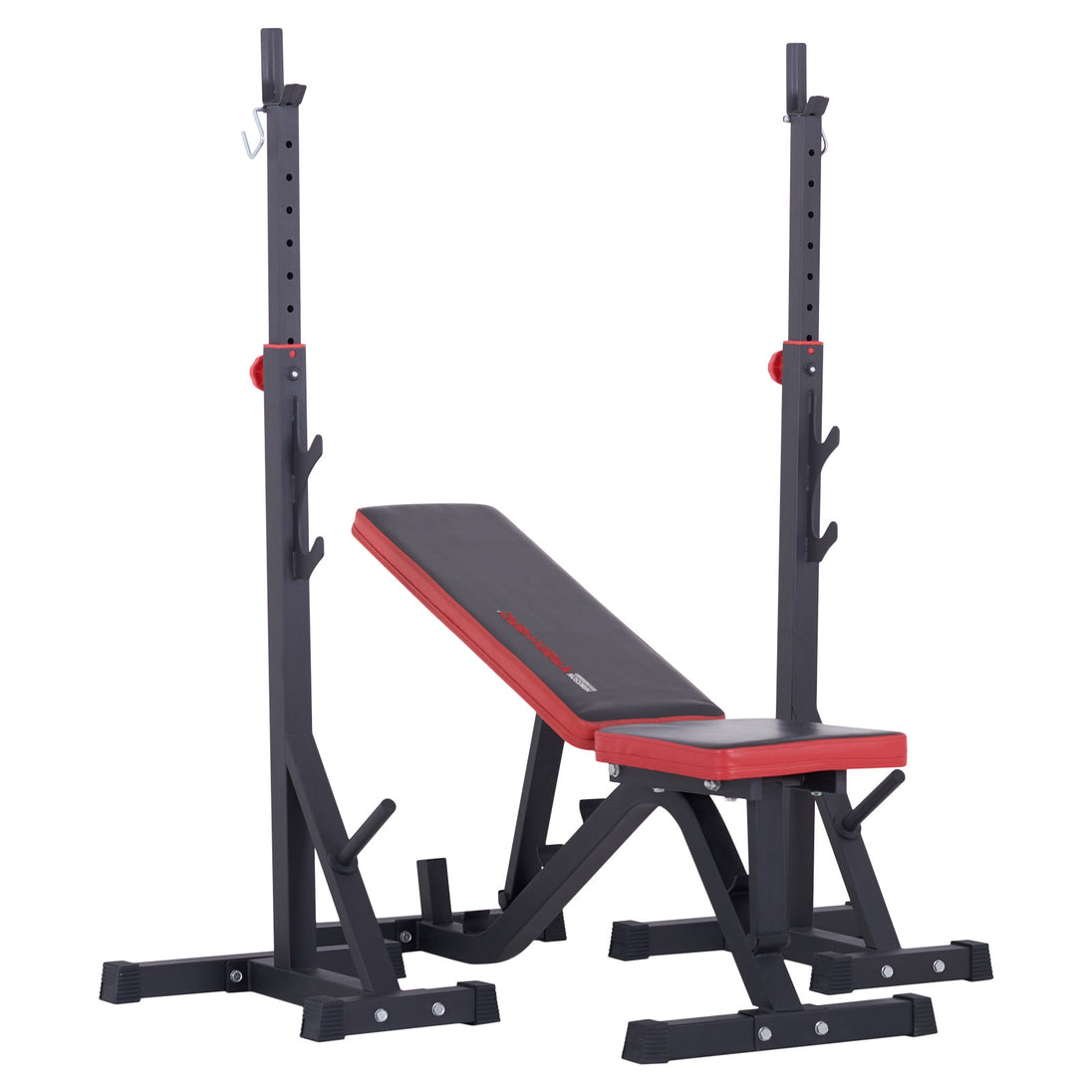 Train Hard® Hantelbank Set mit Hantelständer + 50 kg Gewichte HanssonSports.de