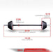 Train Hard® Hantelset mit Langhantelstange von 140 cm, mit Gewichte HanssonSports.de
