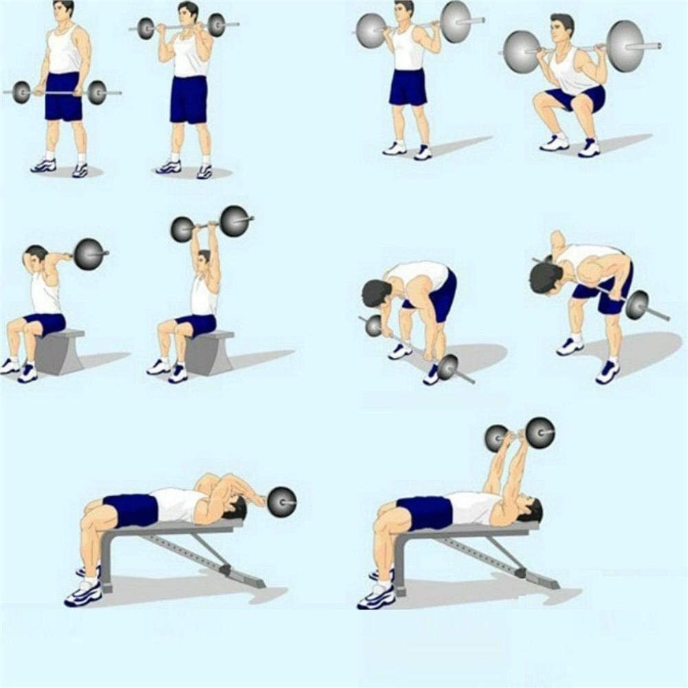 Train Hard® Hantelset mit Langhantelstange von 140 cm, mit Gewichte HanssonSports.de