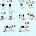 Train Hard® Hantelset mit Langhantelstange von 140 cm, mit Gewichte HanssonSports.de