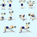 Train Hard® Hantelset mit Langhantelstange von 140 cm, mit Gewichte HanssonSports.de