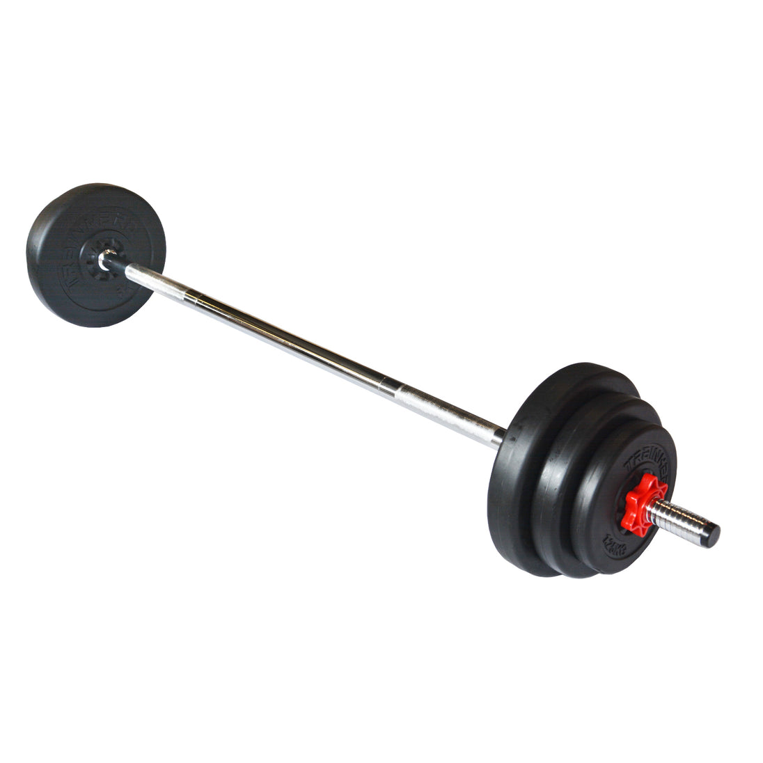 Train Hard® Langhantelset inkl. 17,5 Kg Gewichte HanssonSports.de
