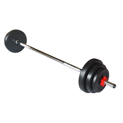 Train Hard® Langhantelset inkl. 17,5 Kg Gewichte