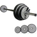 Train Hard® Hantelset mit Langhantelstange von 140 cm, mit Gewichte HanssonSports.de